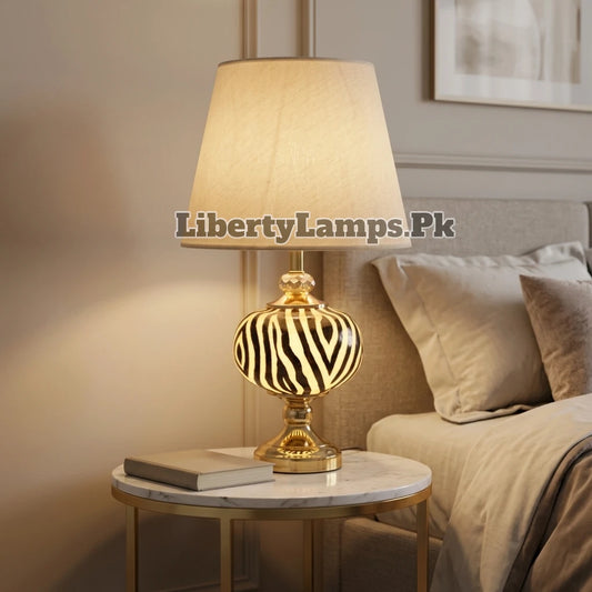 Camel Heritage – Traditional Camel Skin Double Light Table Lamp Pair