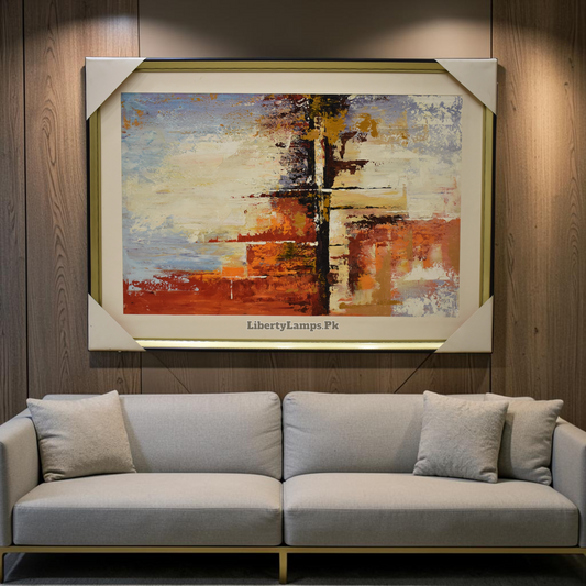 Vibrant Abstract Masterpiece Handmade Oil Painting on Canvas