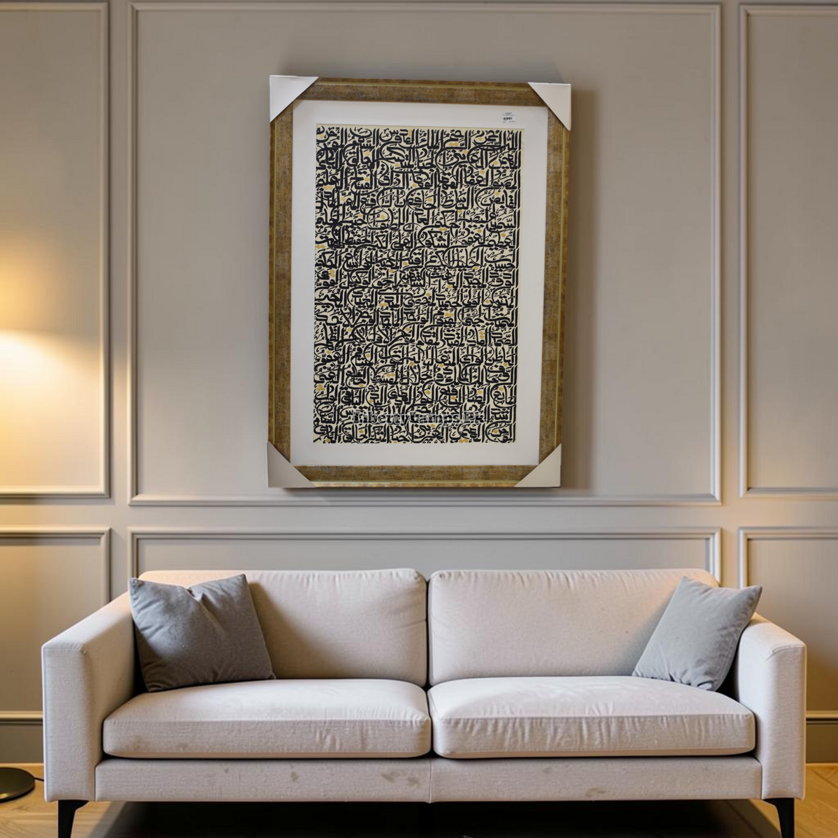 99 Names of Allah – Sacred Islamic Calligraphy Handmade Oil Painting on Canvas