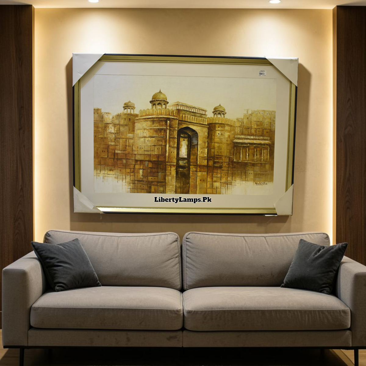 Historic Old City Gateway – Timeless Heritage Handmade Oil Painting on Canvas