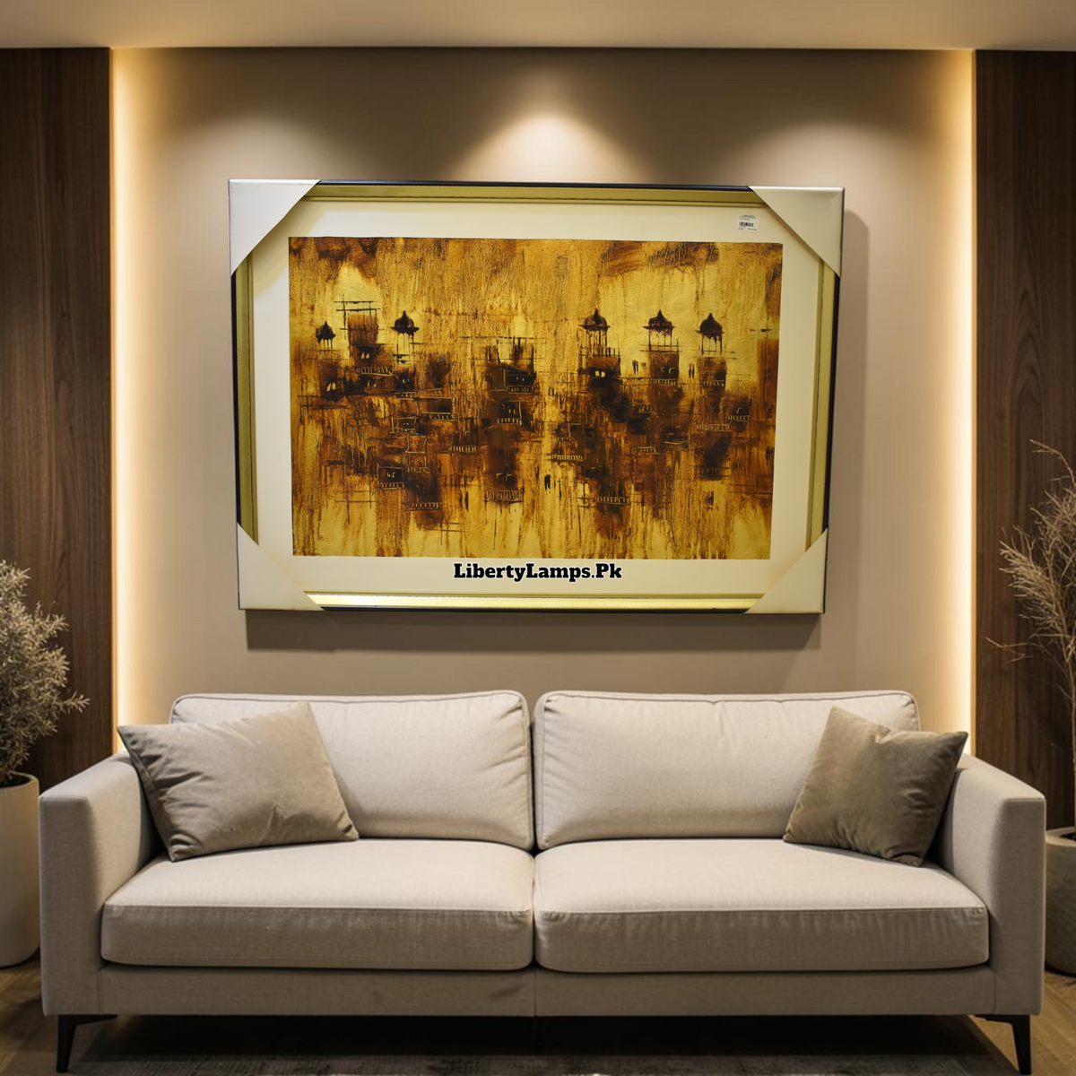 Ancient Old City – Classic Cultural Heritage Handmade Oil Painting on Canvas