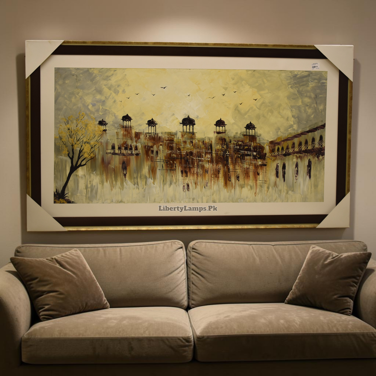 Majestic Old City – Exquisite Historic Architecture Handmade Oil Painting on Canvas