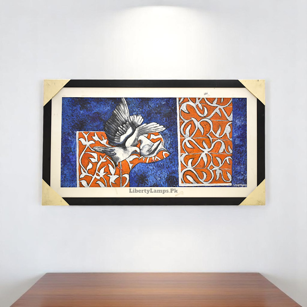 🕊️ Flight Harmony – Birds Oil Painting (Single)