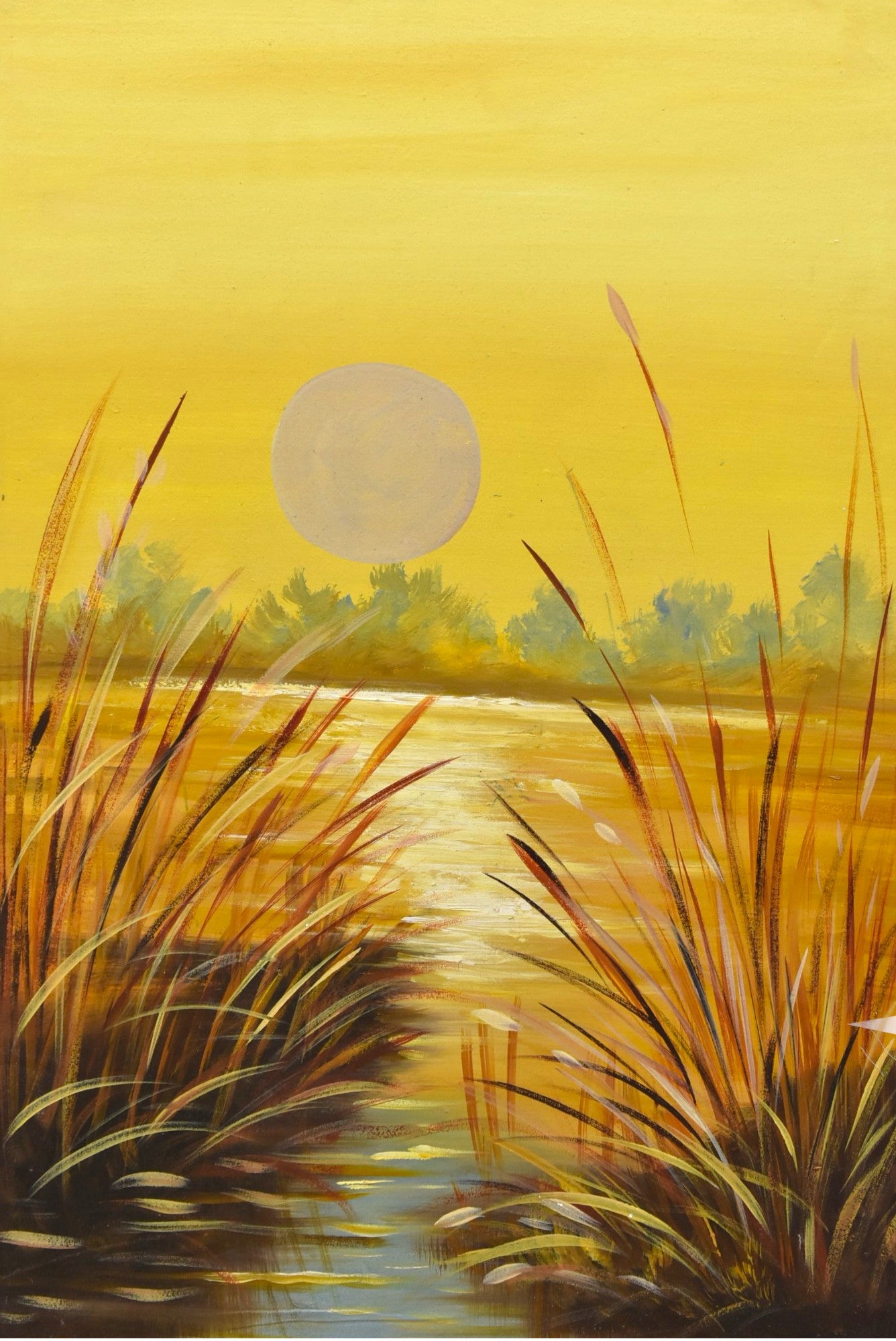 Eclipse Drift – Abstract Oil Painting (Single)