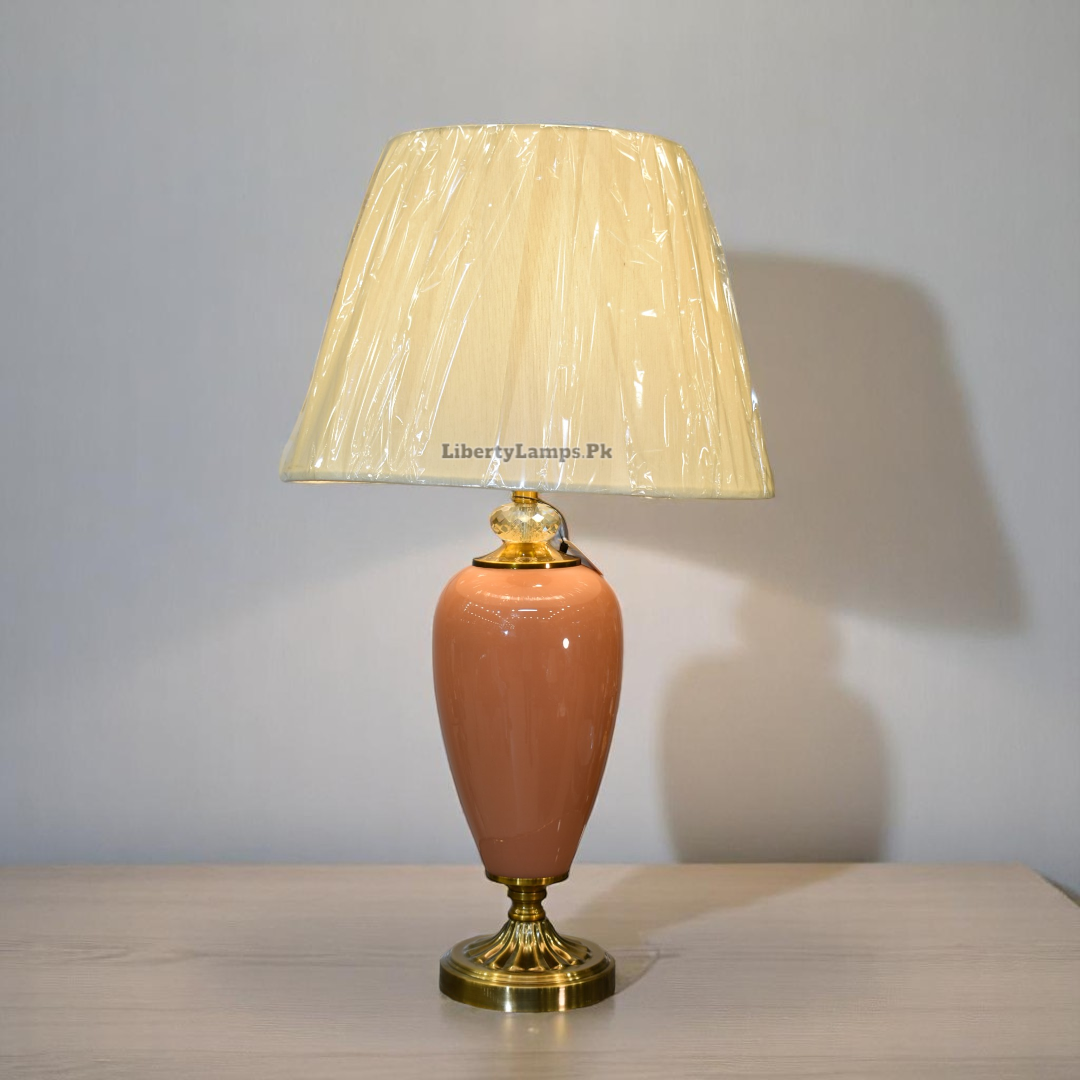 ✨ Vintage Glow Glass Table Lamp – 35 Inch (Pair)