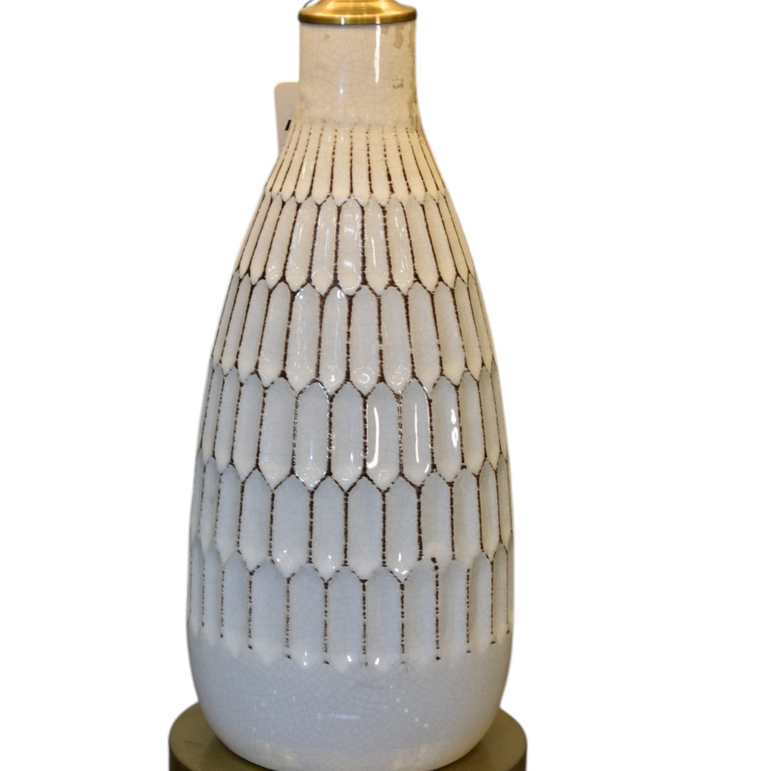 ✨ Porcelain Grace Table Lamp – 31 Inch (Pair)