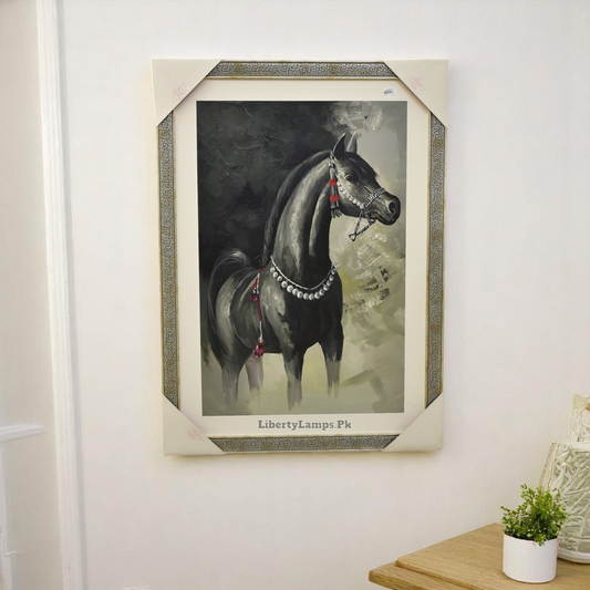 🐎 Majestic Motion – Horse Oil Painting –