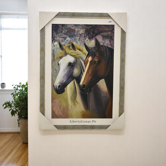🎨 Majestic Stallion Oil Painting