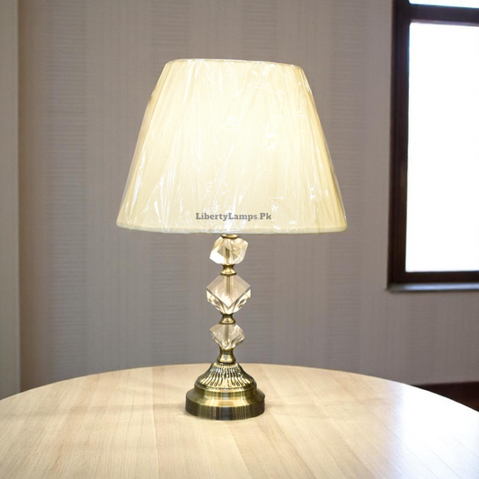 Lumière Cubes – Crystal Clear Modern Lamps (Pair)