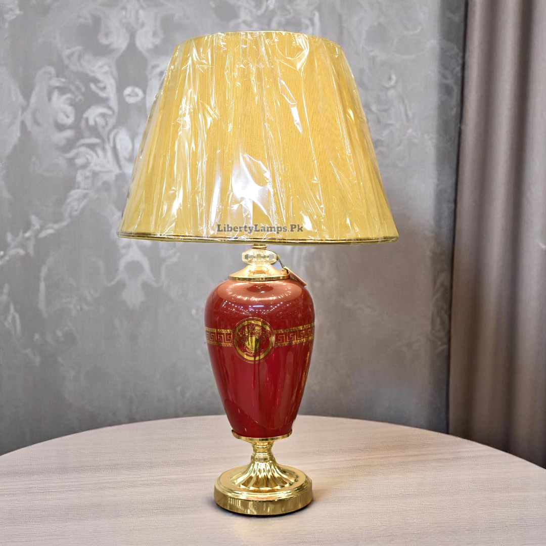 Mehroon VERSACE Table Lamp (Pair)