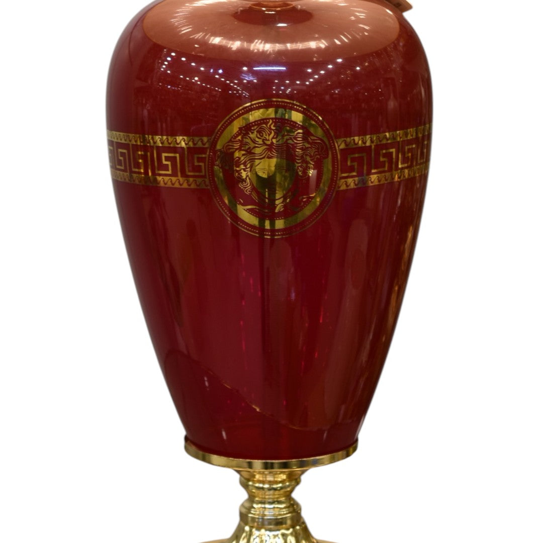 Mehroon VERSACE Table Lamp (Pair)