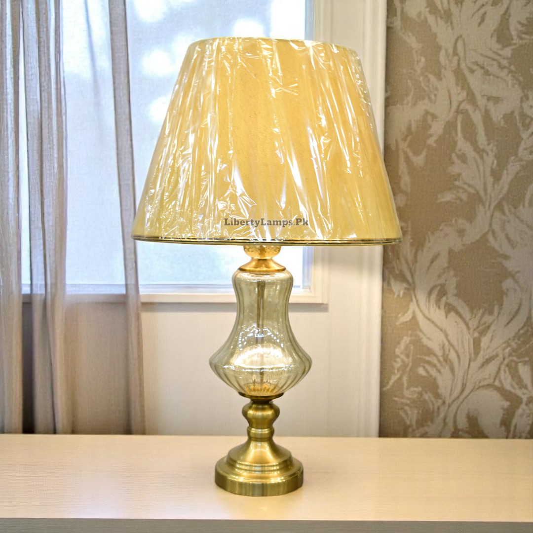 Crystal Crest – Glass Table Lamp (Pair)