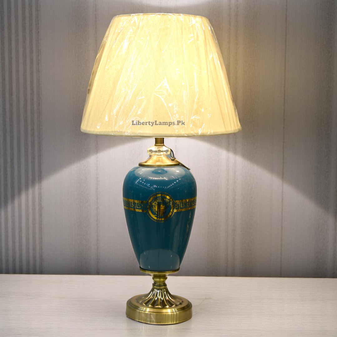 Green Versace Table Lamp (Pair)