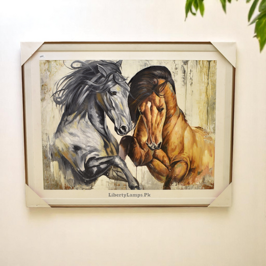 Storm Rider Horse Oil Painting – 44x56 inch  Canvas Masterpiece