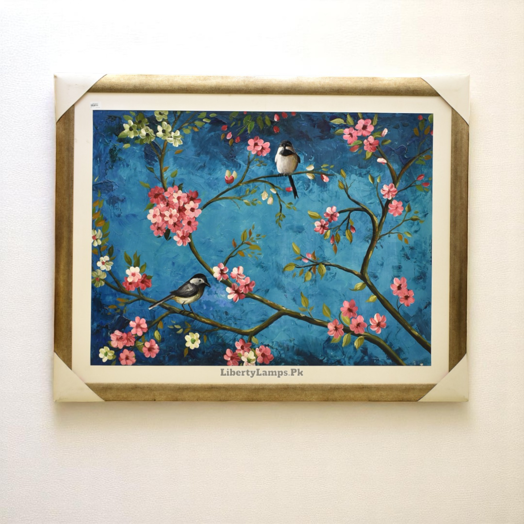 Tranquil Horizons Nature Oil Painting – 44x56 inch  Canvas Elegance