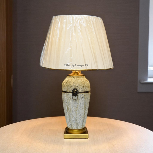 Clay Haven Terracotta Table Lamp (Pair) – Earthy Charm, Artistic Warmth