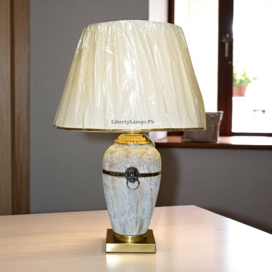 Terracotta ClayGlow Table Lamp (Pair) – Warm Tones with Natural Craftsmanship