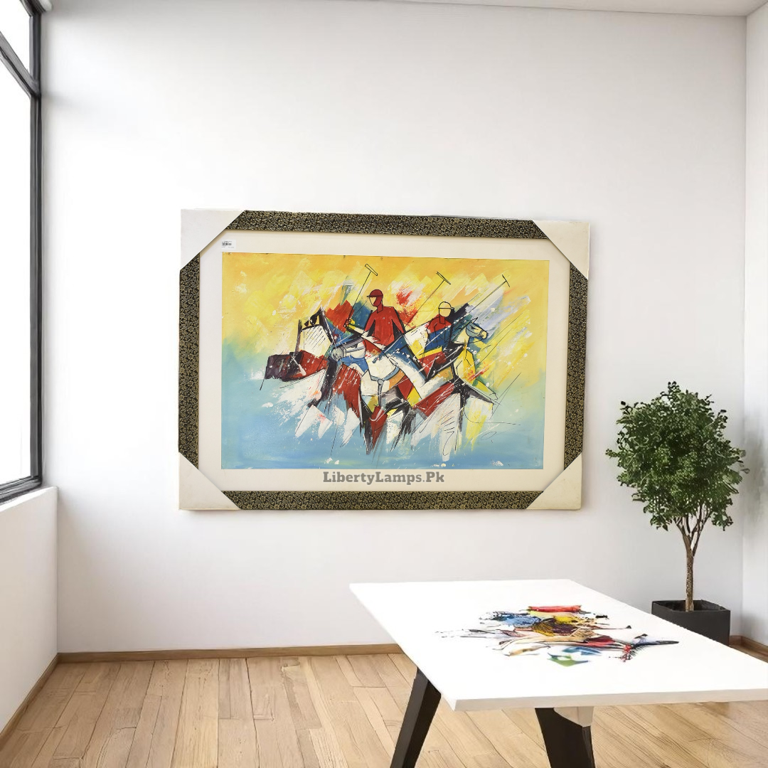 Majestic Gallop – Horse Oil Painting on Canvas (24x36 Inch)