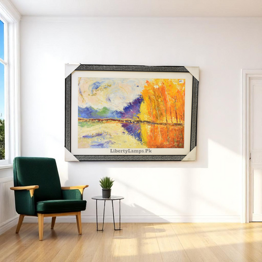 Dreamscape Flow – Abstract Oil Painting on Canvas (24x36 Inch)