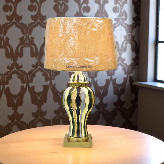 Celestial Clay – Ceramic Table Lamp (Pair)