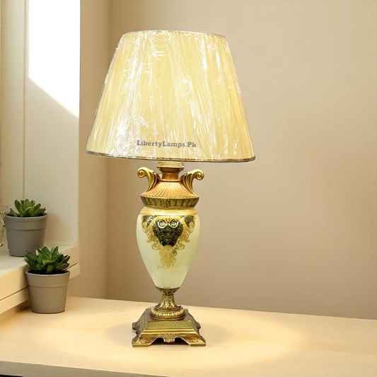 Sultan Glow Turkish Ceramic Table Lamp (Single) – Handcrafted Heritage Elegance