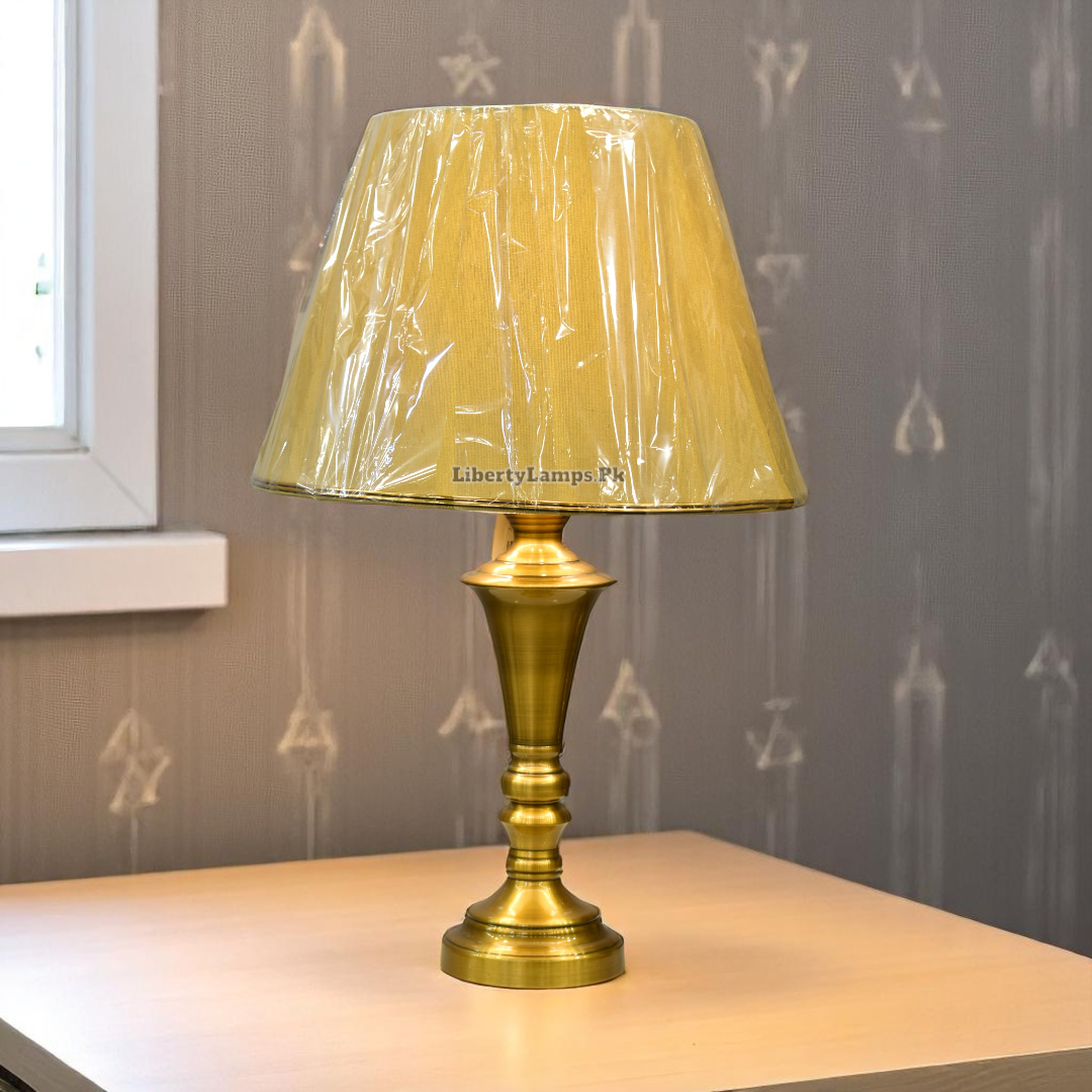 Urban Glow Metal Table Lamp (Single) – Sleek Contemporary Charm