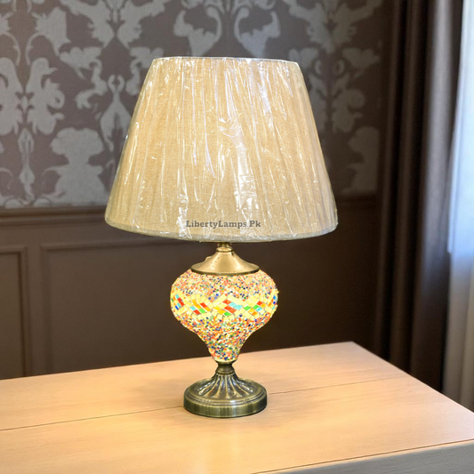 Sultan’s Radiance – Turkish Double Light Table Lamp (Pair)