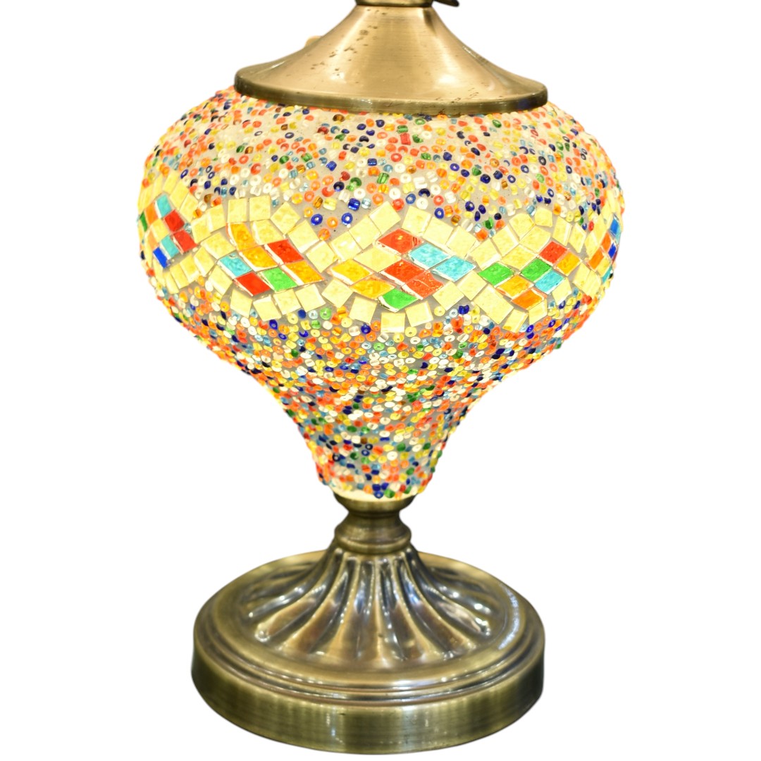 Sultan’s Radiance – Turkish Double Light Table Lamp (Pair)