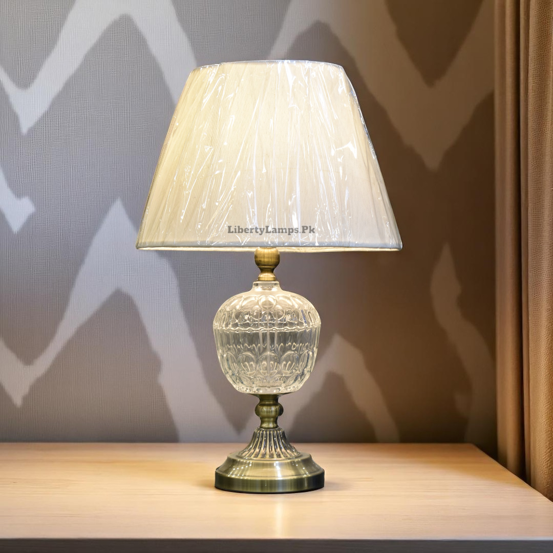 Luminous Charm – Glass Table Lamp (Pair)