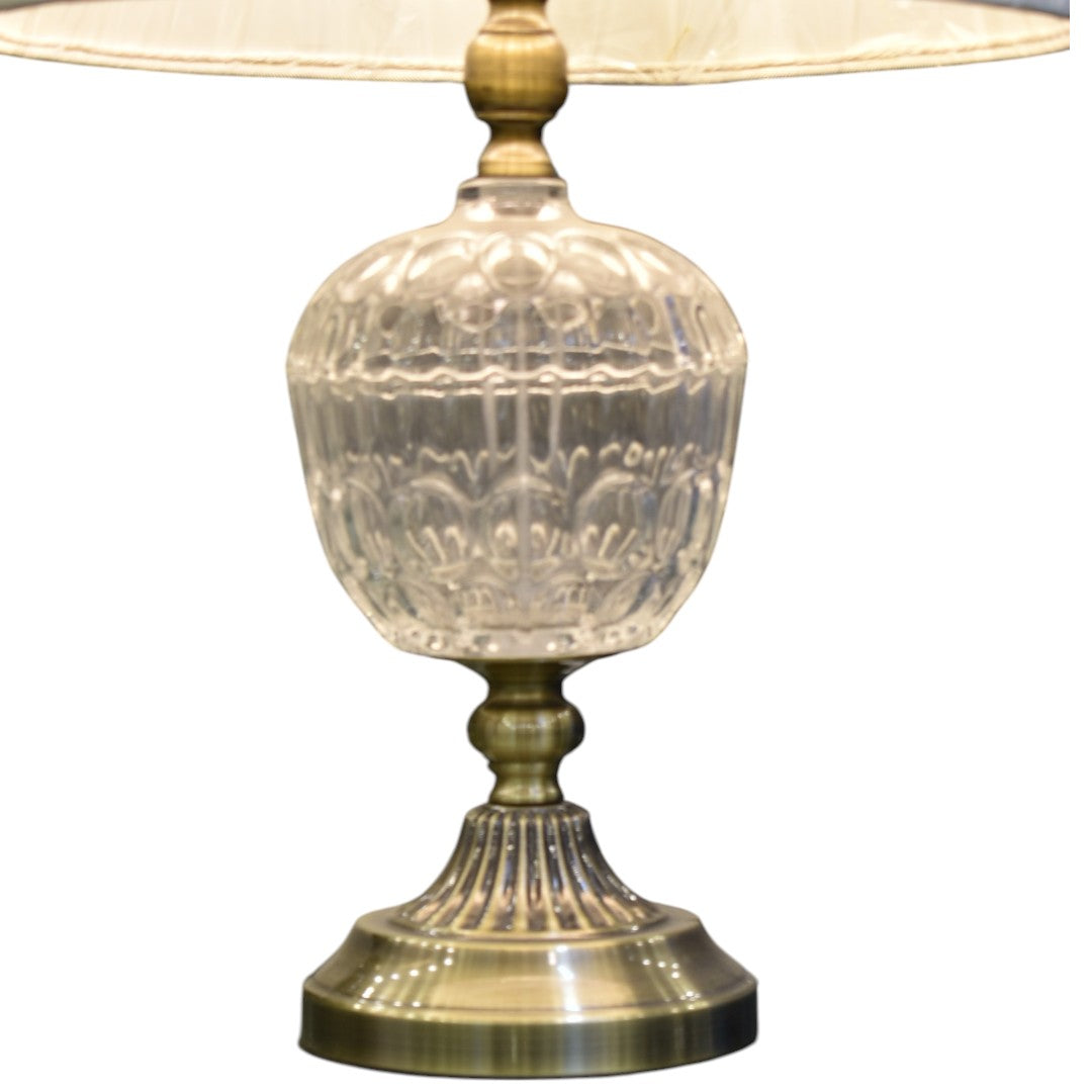 Luminous Charm – Glass Table Lamp (Pair)