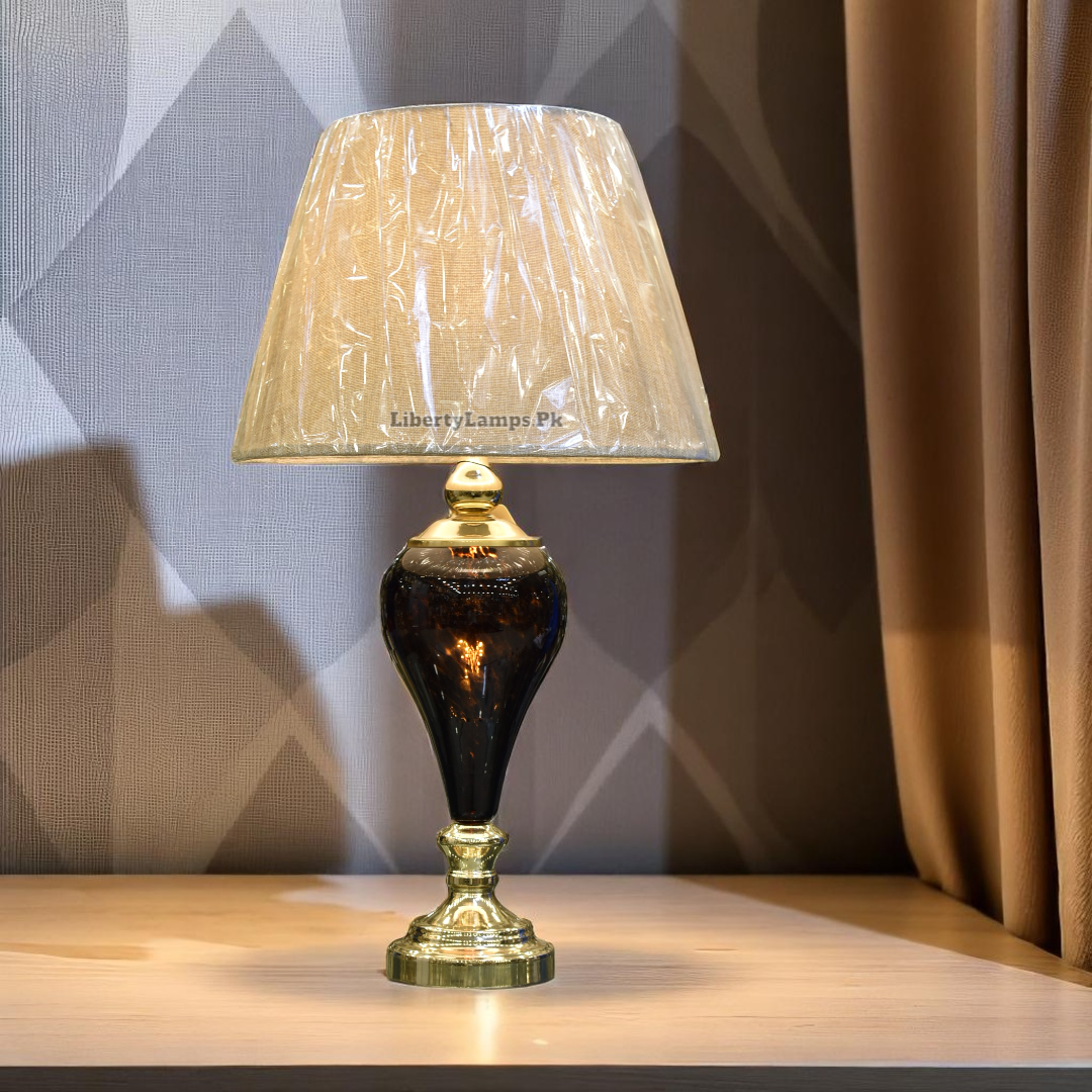 Twin Glow – Double Light Glass Table Lamp (Pair)