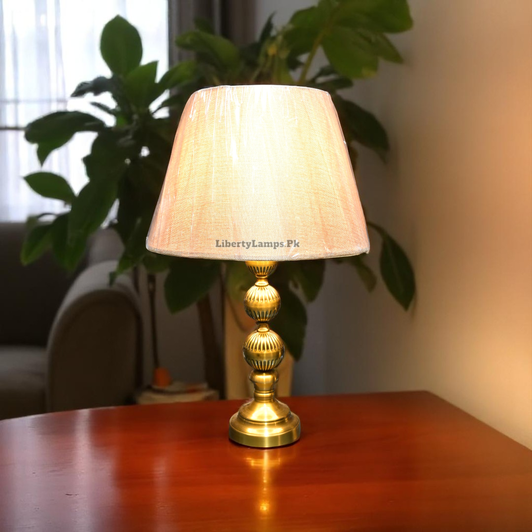 Trio Gleam – 3-Ball Metal Table Lamp (Pair)