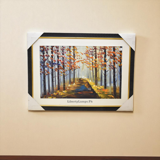 Serene Landscape – Nature Oil Painting on Canvas (Single)