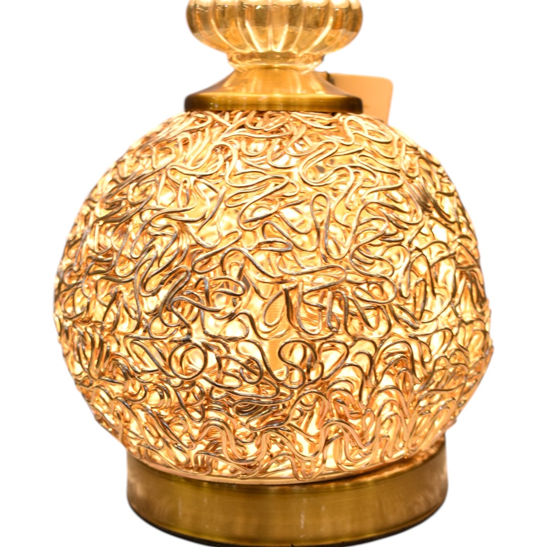 Twilight Mesh – Double Light Metal Wire Table Lamp (Pair)