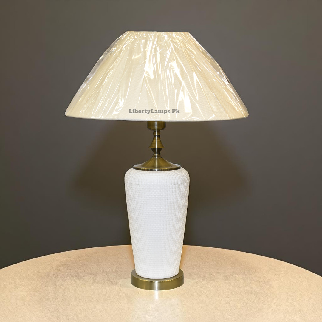 Ryzen Glow – White Table Lamp (Pair)