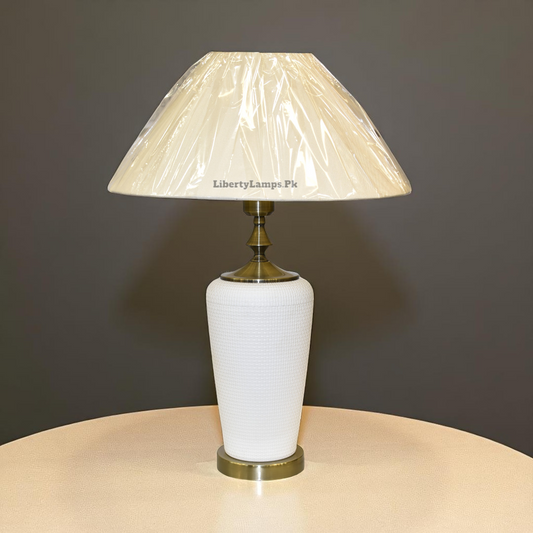 Ryzen Glow – White Table Lamp (Pair)