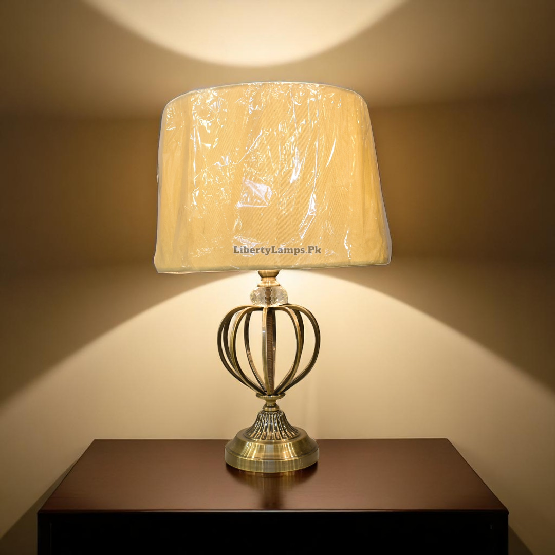 Steel Charm – Metal Table Lamp (Pair)