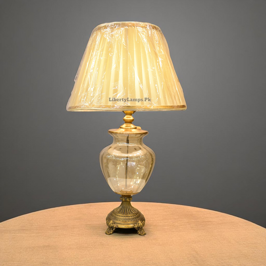Crystal Veil – Glass Table Lamp (Pair)