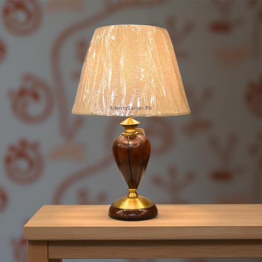 Rustic Beam – Wood Table Lamp (Pair)