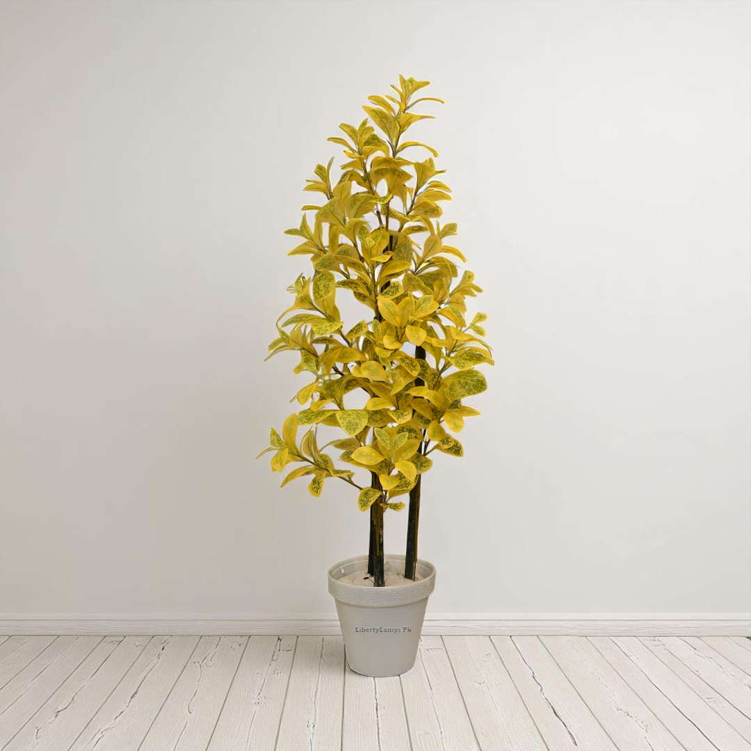 Golden Fall – Autumn Decorative Plant with Planter