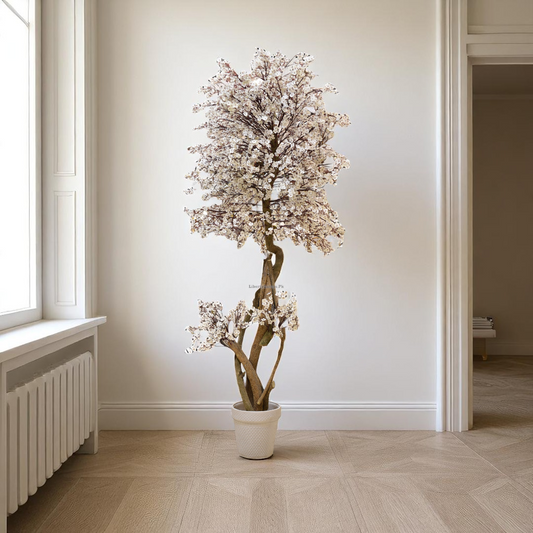 Pure Bloom – White Star Flower Decorative Plant (6 Feet)