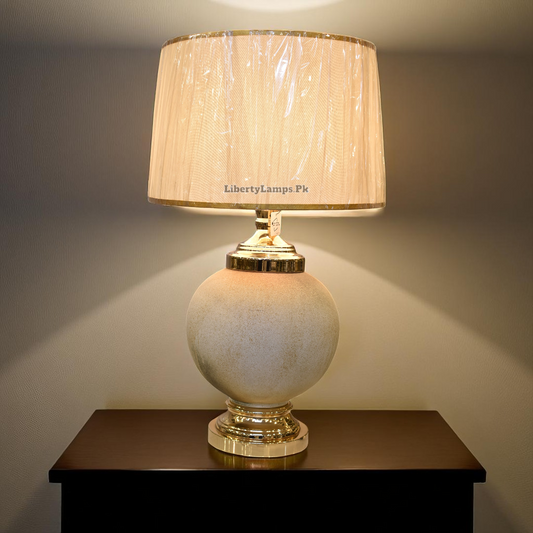 Clay Crest – Textured Terracotta Table Lamp (Pair)