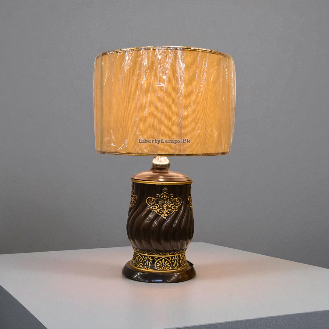 Rustic Thyand – Wooden Table Lamp (Pair)