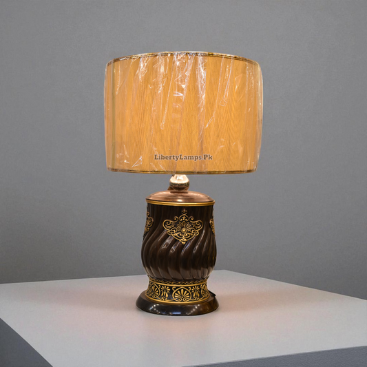 Rustic Thyand – Wooden Table Lamp (Pair)