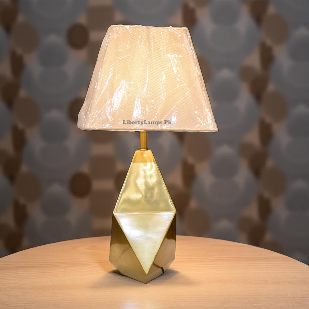 Diamond Gleam – Metal Table Lamp (Pair)