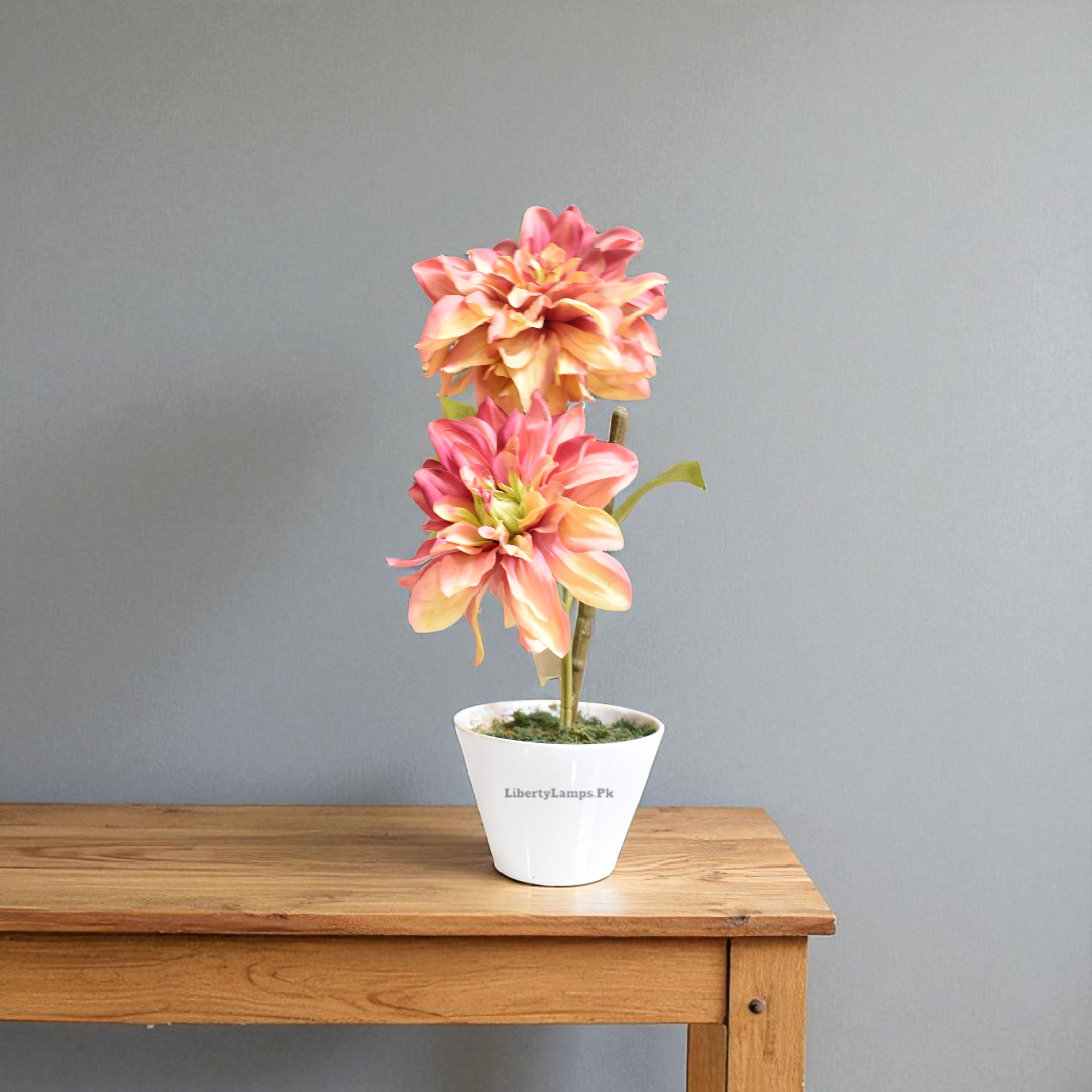 Soft Petal Charm – Magnolia Artificial Plant with Pot (10 Inch)