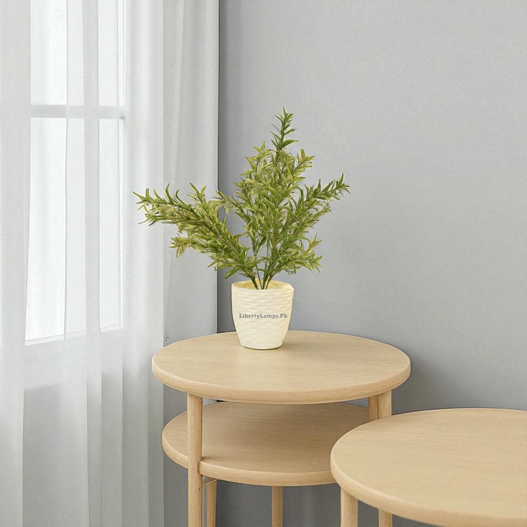 Fresh Green Grass – Artificial Plant with Planter (Single)