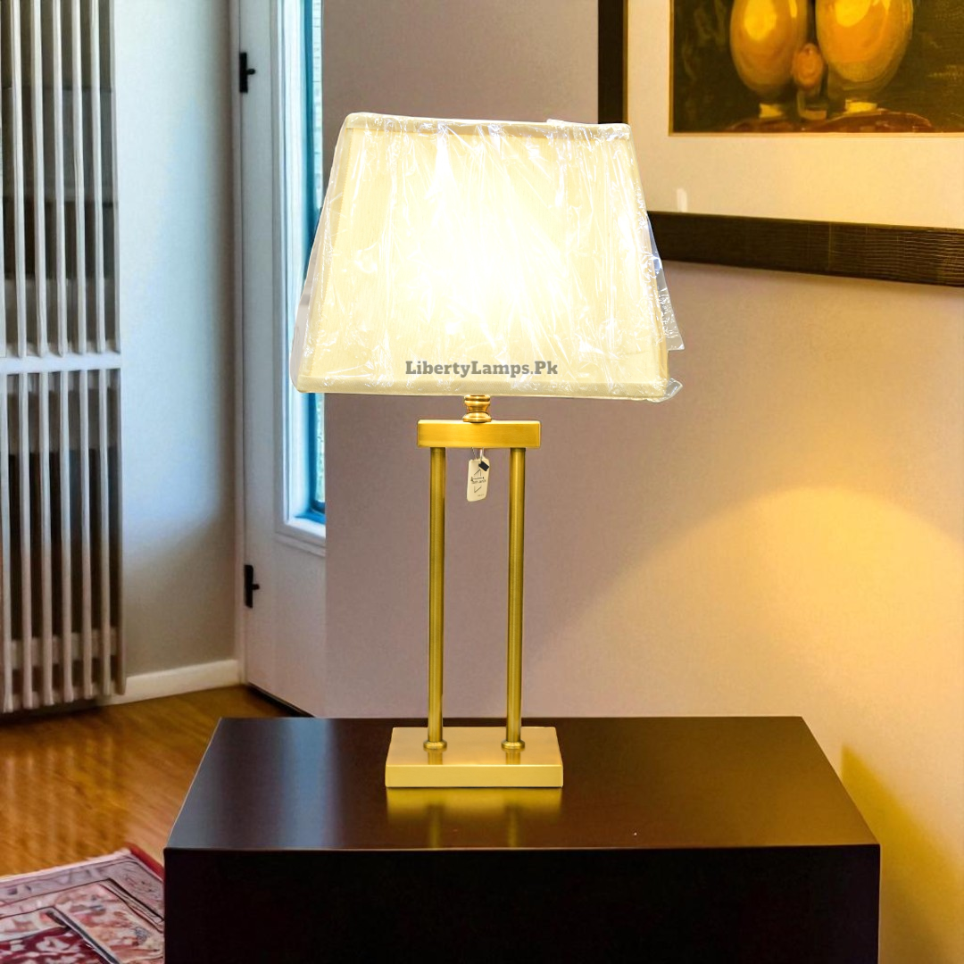 Urban Charm – Metal Table Lamp (Pair)