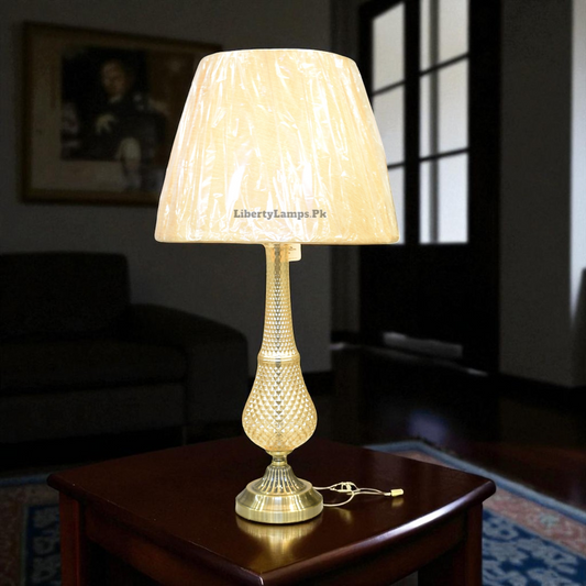 Tall Glass Table Lamp (Pair)