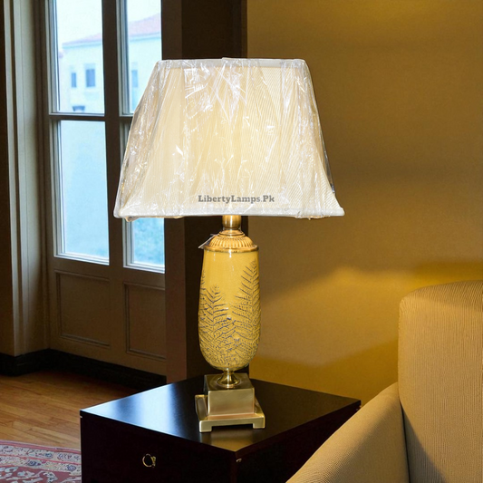 Earthstone Elegance – Terracotta Table Lamp (Pair)